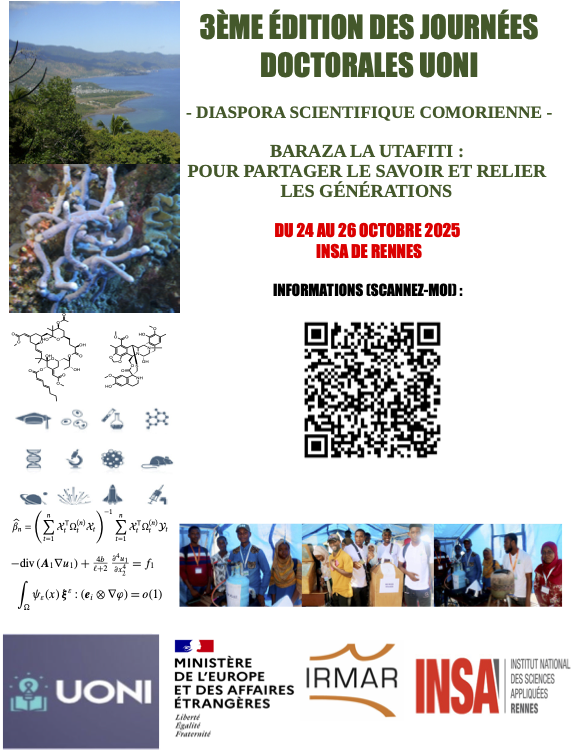 Lieu : INSA de Rennes, 20 Avenue des Buttes de Coësmes, 35700 Rennes ...